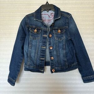 Vineyard Vines girls denim jacket.